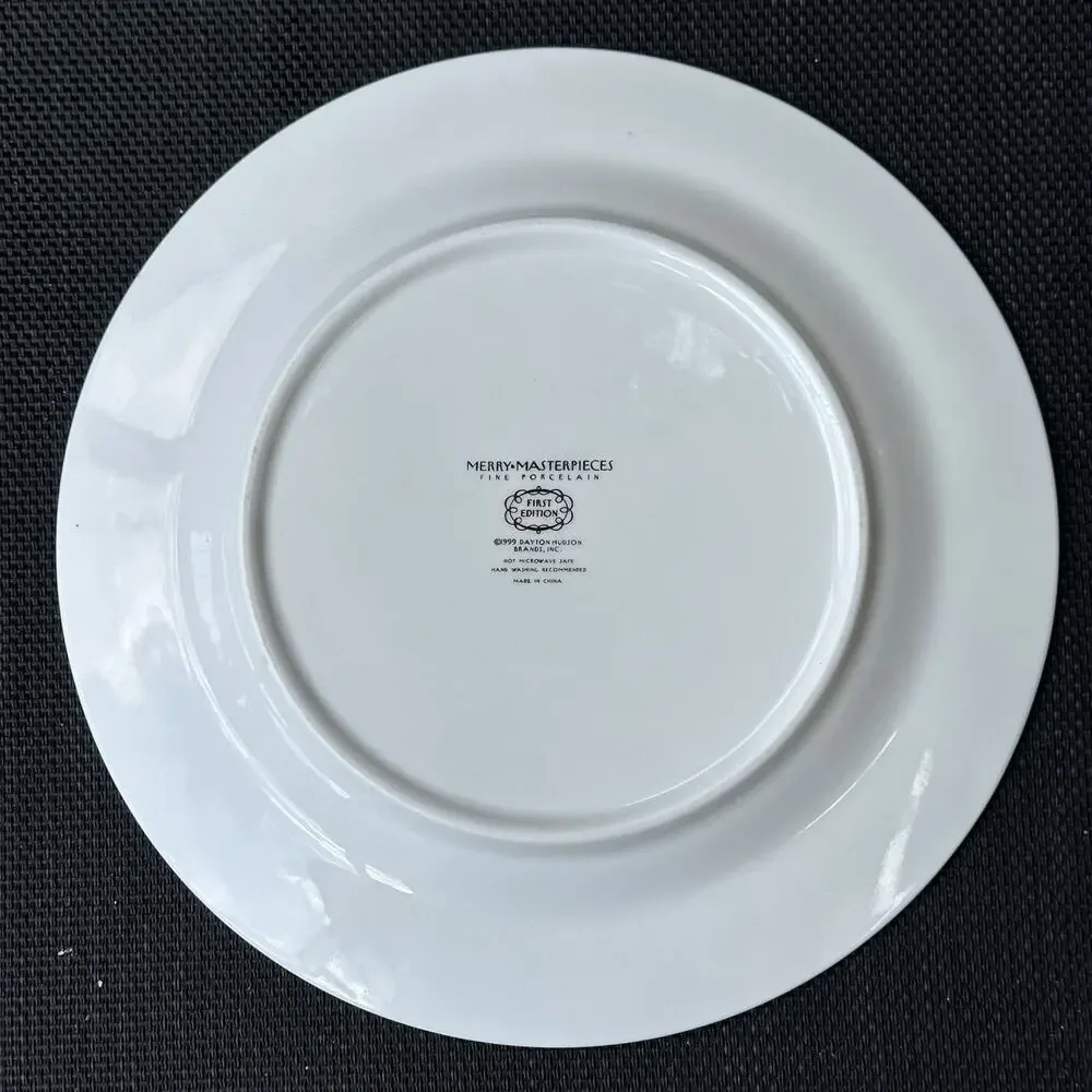 Merry Masterpieces Fine Porcelain Plate 